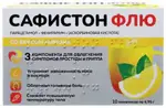Сафистон Флю, порошок для приготовления раствора для приема внутрь, 4.95 г, 10 шт, лимон фото